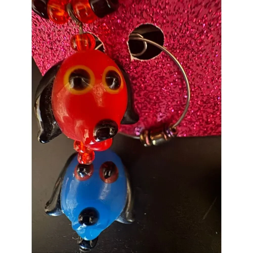 Handmade wine charms